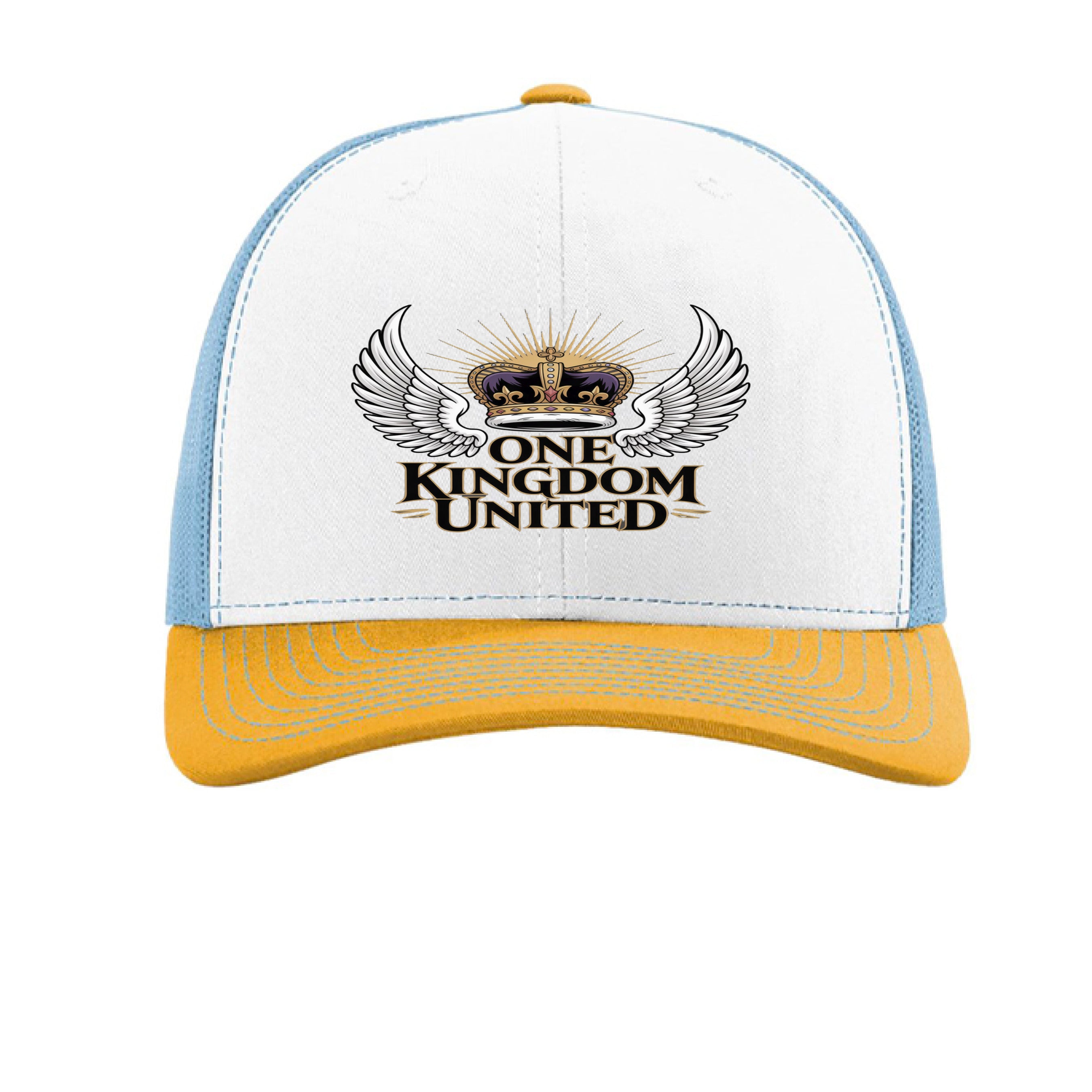 White/ Columbia Blue/ Yellow - FRONT