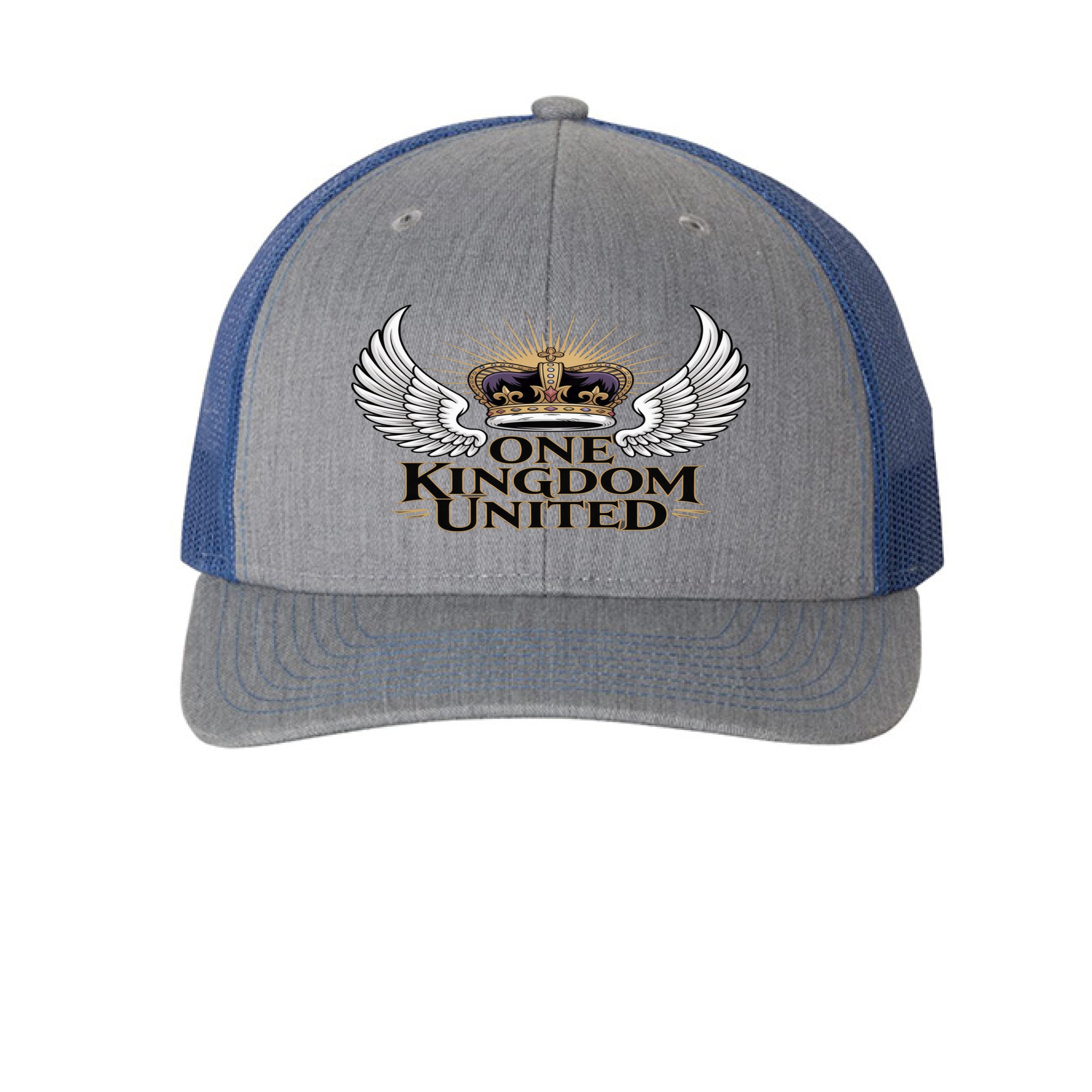 Heather Grey/ Royal - FRONT