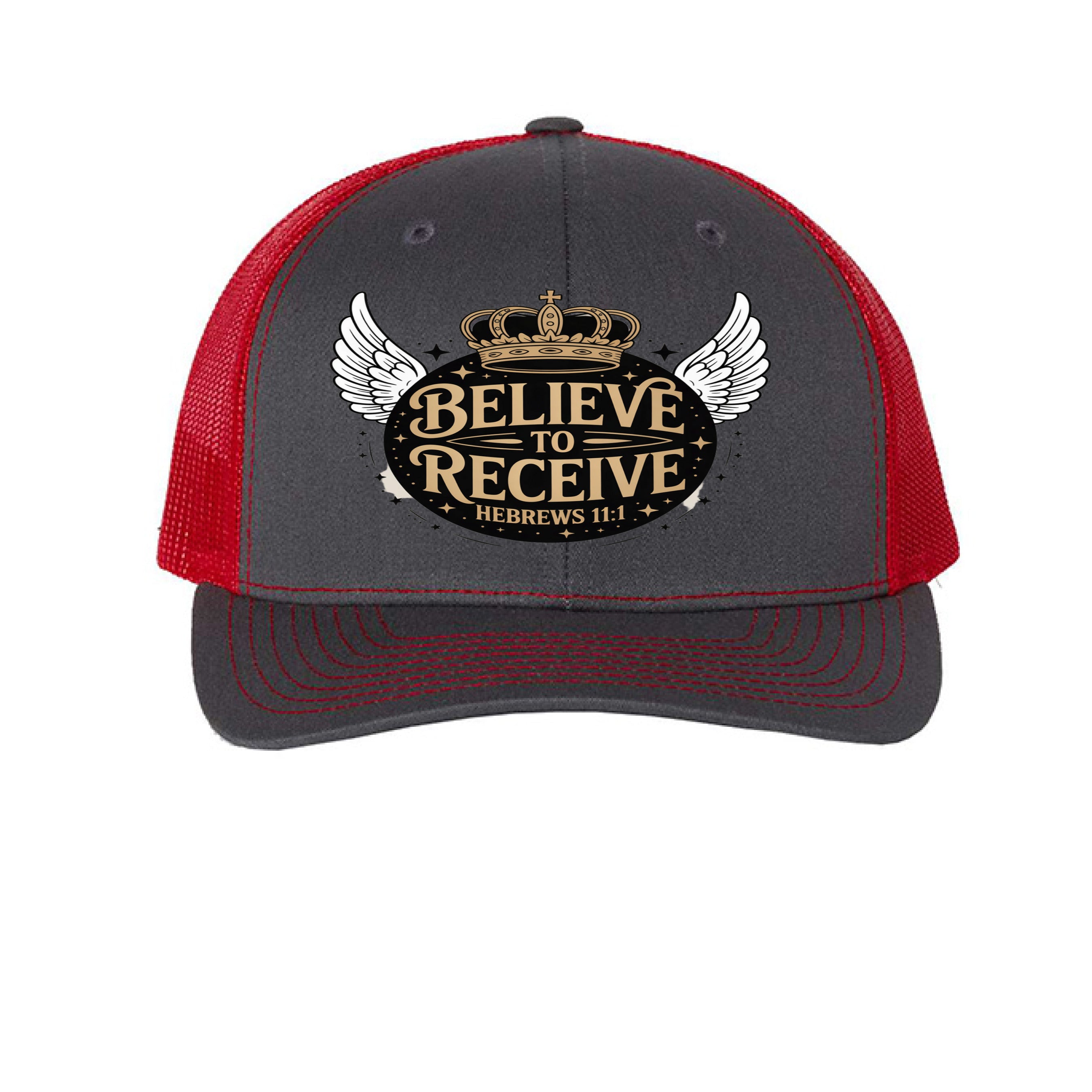 Charcoal/ Red - FRONT