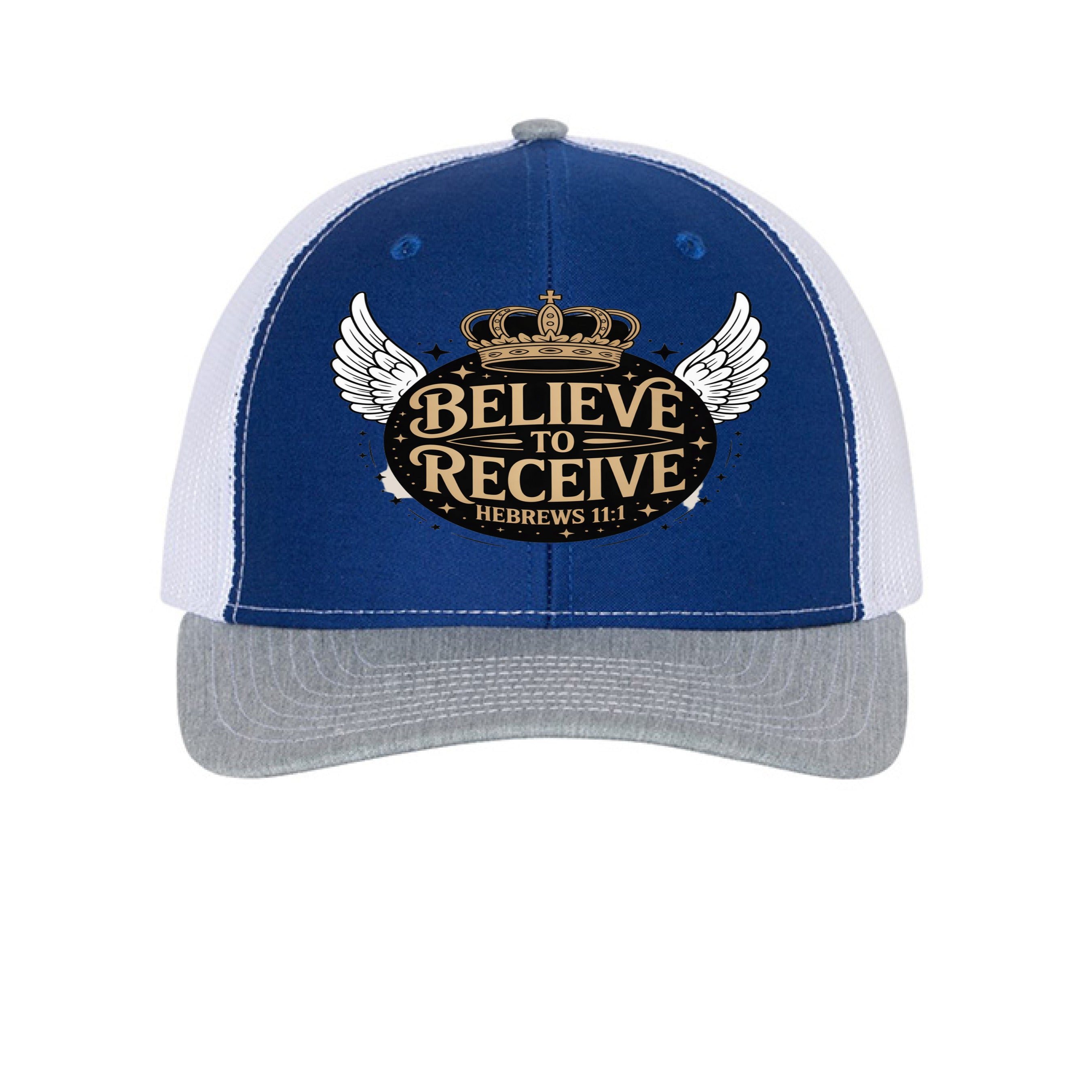 Royal/ White/ Heather Grey - FRONT