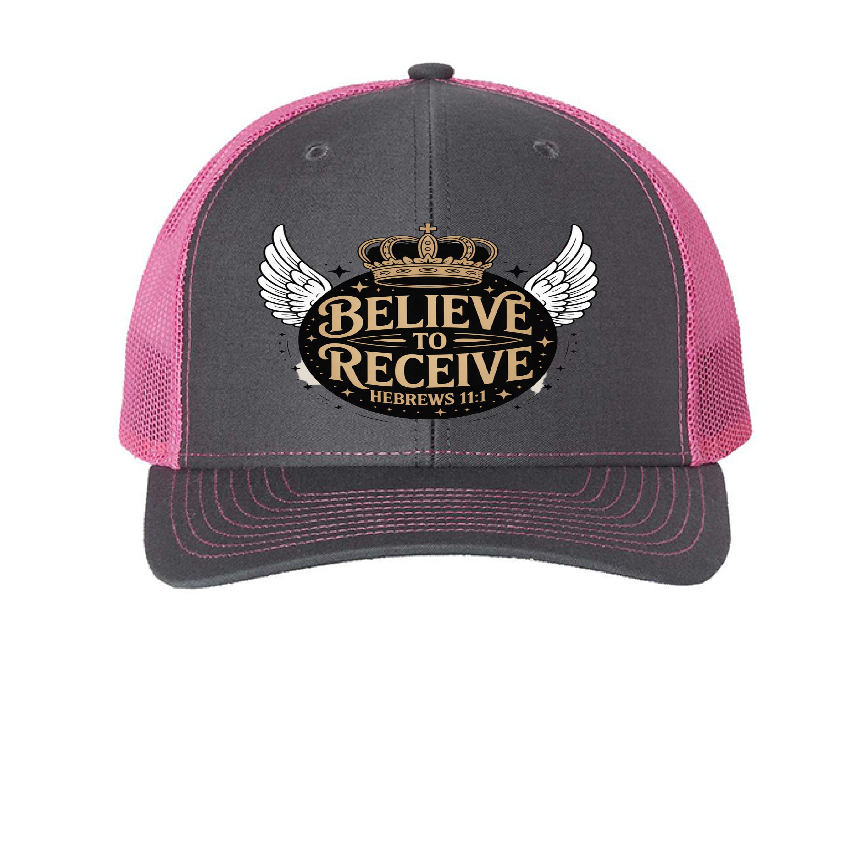 Charcoal/ Neon Pink - FRONT