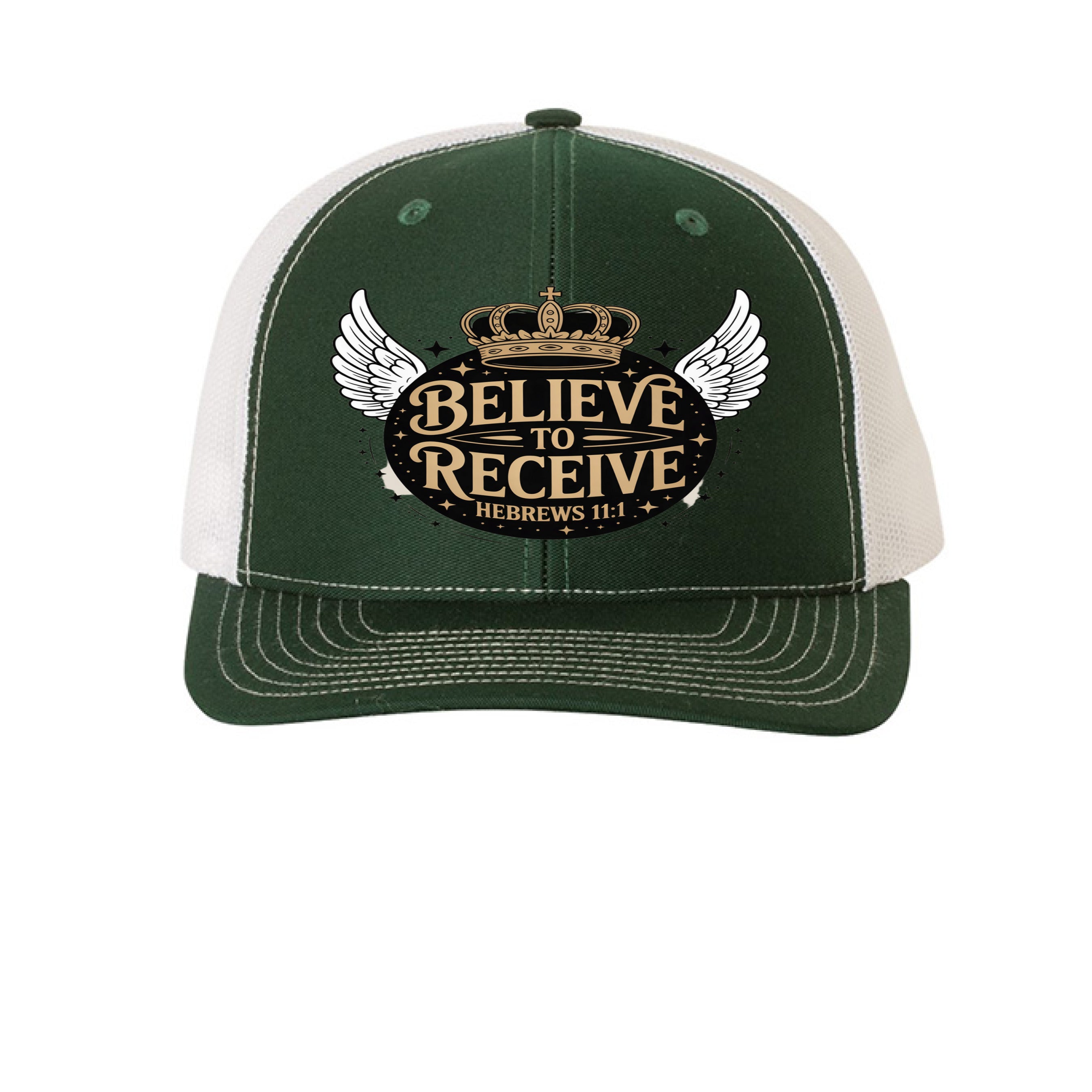 Dark Green/ White - FRONT