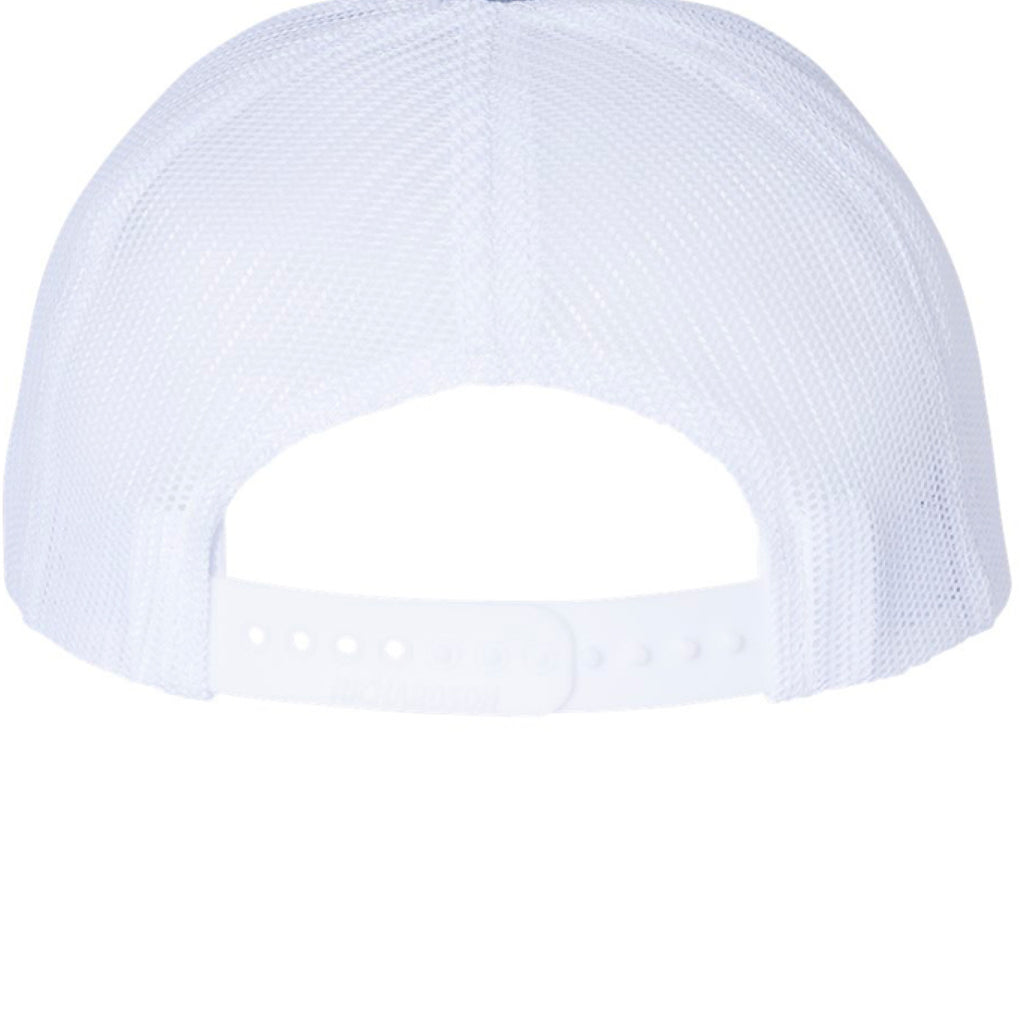 Navy/ White/ Heather Grey - BACK