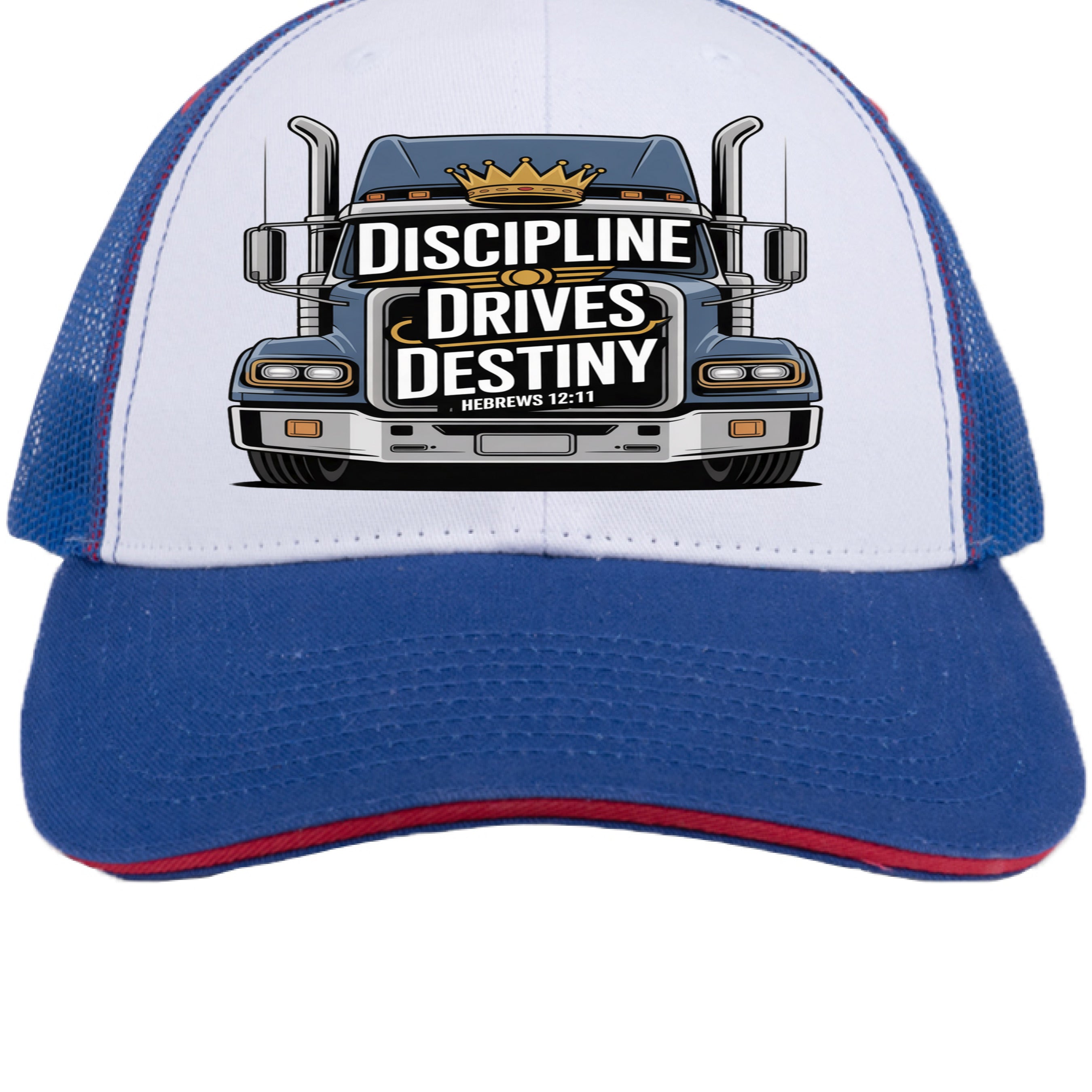 White/ Royal/ Red - FRONT