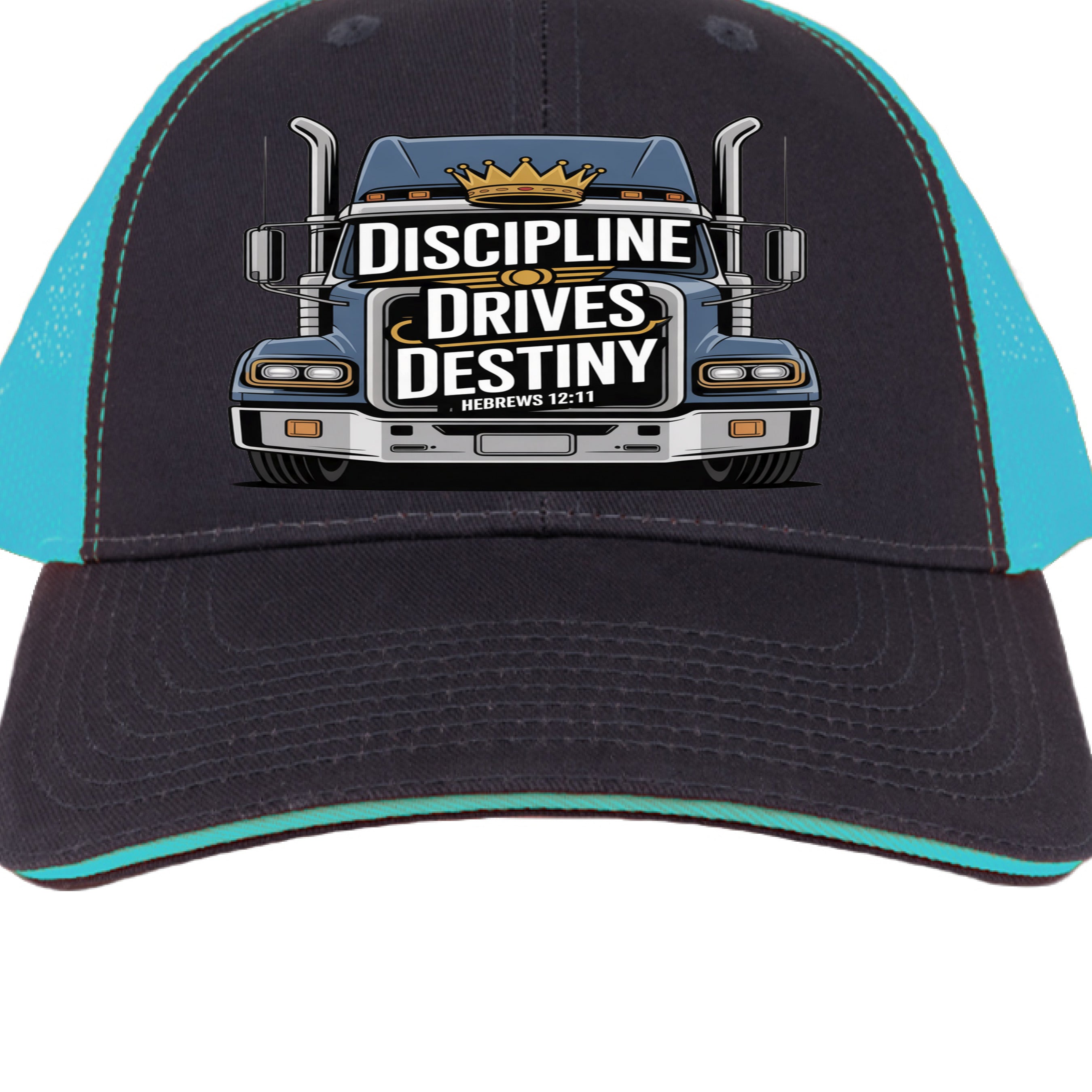 Charcoal/ Neon Blue - FRONT