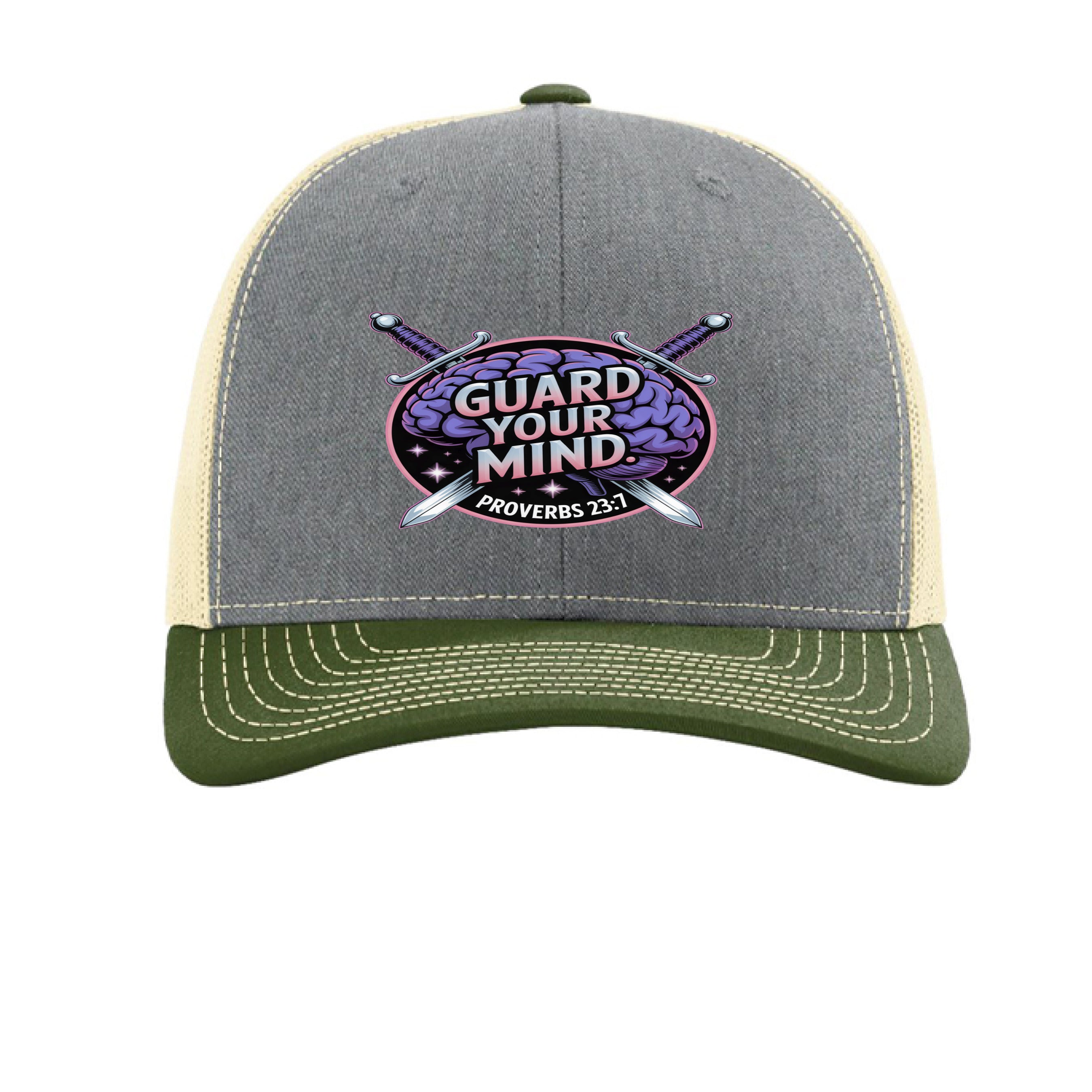 Heather Grey/ Birch/ Army Olive - FRONT