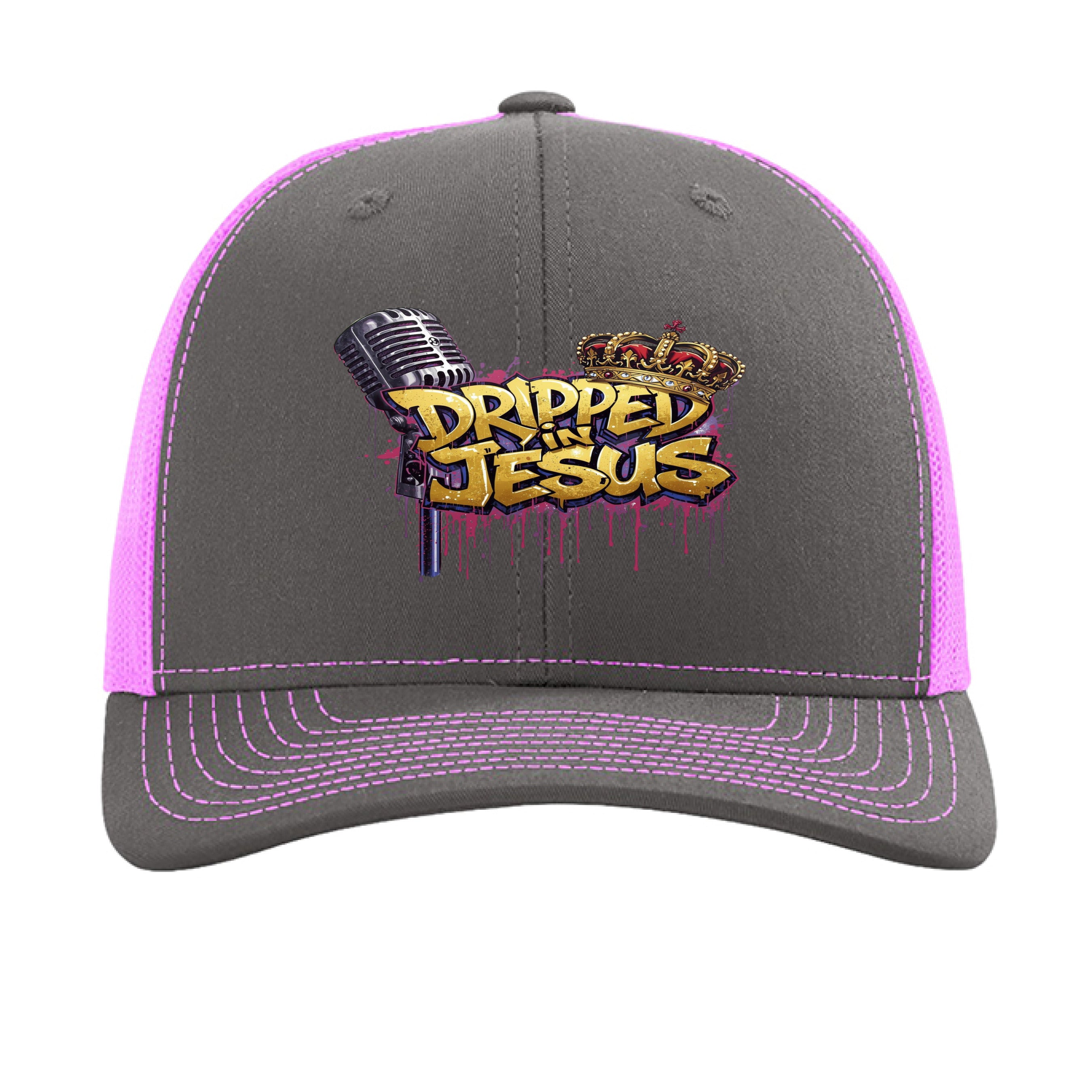 Charcoal/ Neon Pink - FRONT