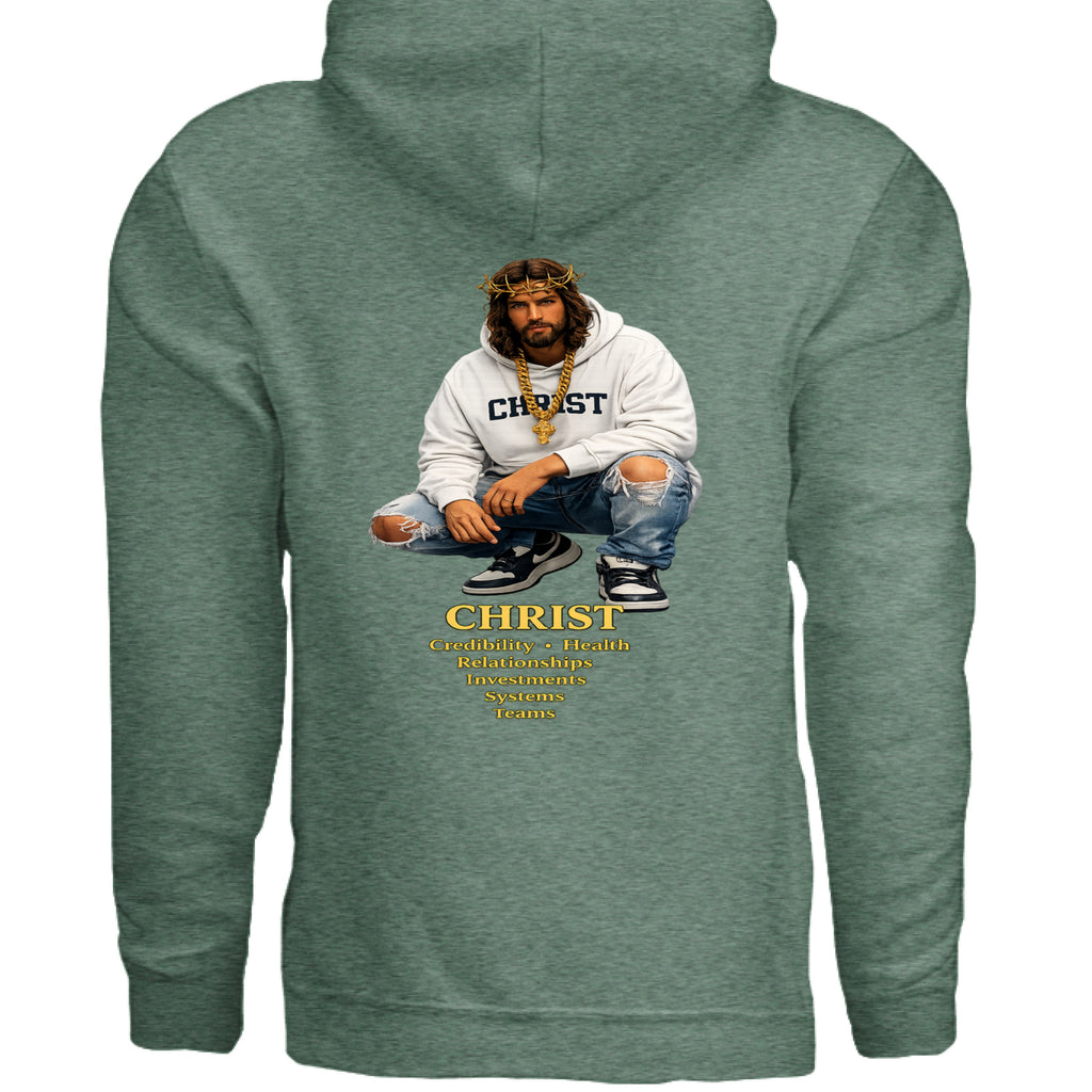 Heather Sport Dark Green - BACK