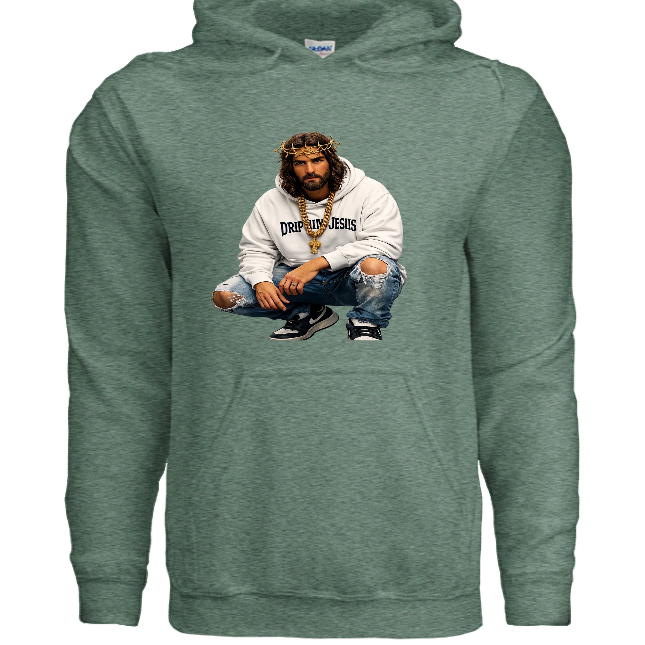 Heather Sport Dark Green - FRONT